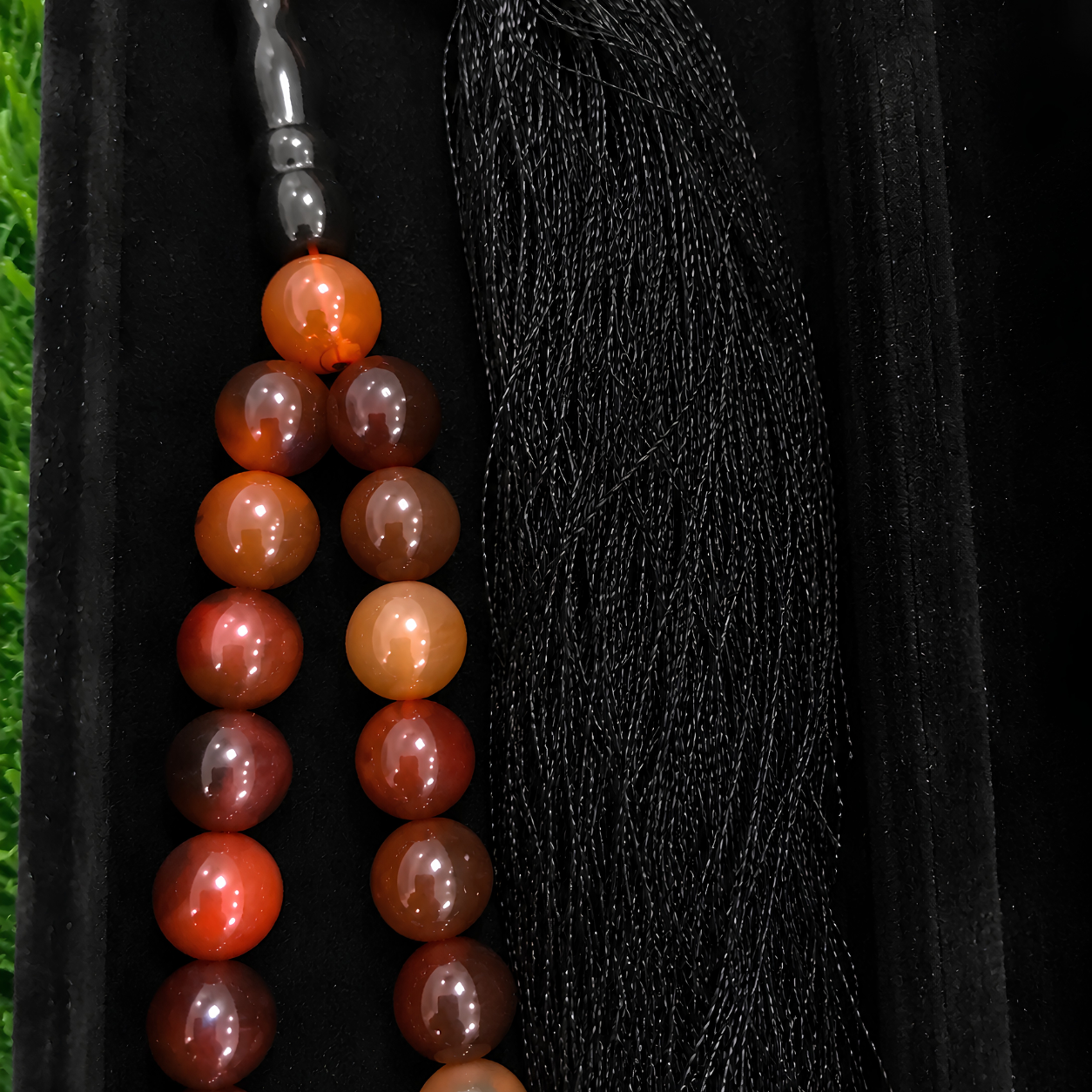 Sulemani Aqeeq Tasbih (33 Beads)